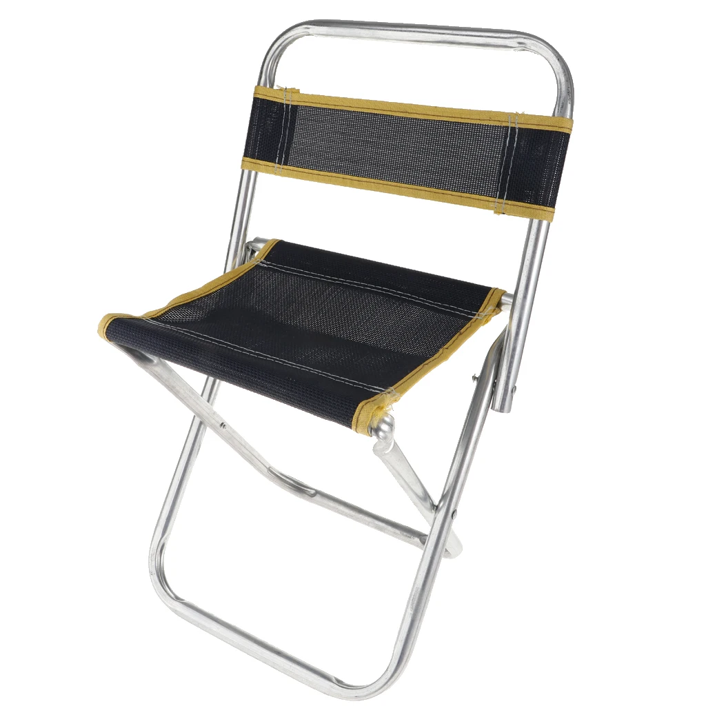 Outdoor Lightweight Portable Folding Chair Fishing Beach Camping BBQ Seat, Strong and Durable
