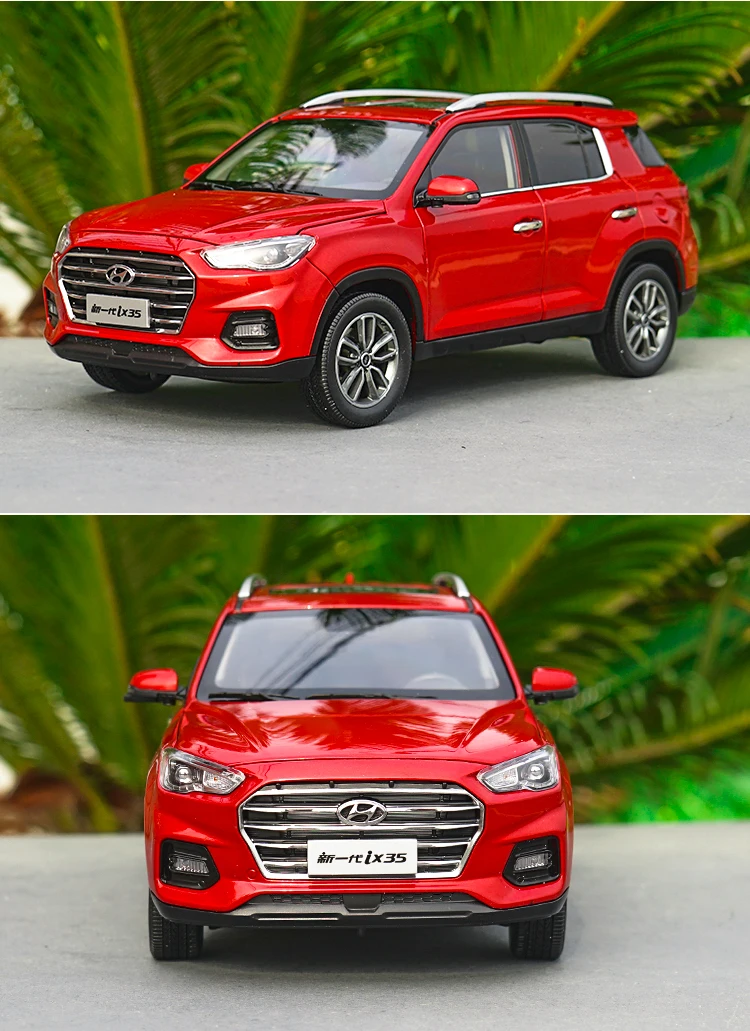 1:18 HYUNDAI IX35 сплав модель автомобиля статическая Высокая моделирования металлические модели автомобилей для коллекционирования подарок