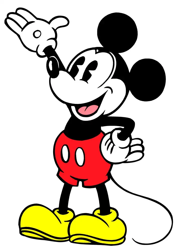 ディズニー大漫画ルーム壁の装飾の壁紙アニメミッキー寝室ステッカーステッカーミニーポスターの壁のステッカー ウォール ステッカー Aliexpress