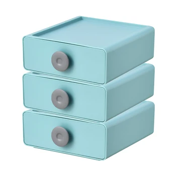 

Plastic Stationery Office Sliding Drawers Storage Box Desk Organizer Documents 3 Tier Paper Sorter Multifunctional Space Saving