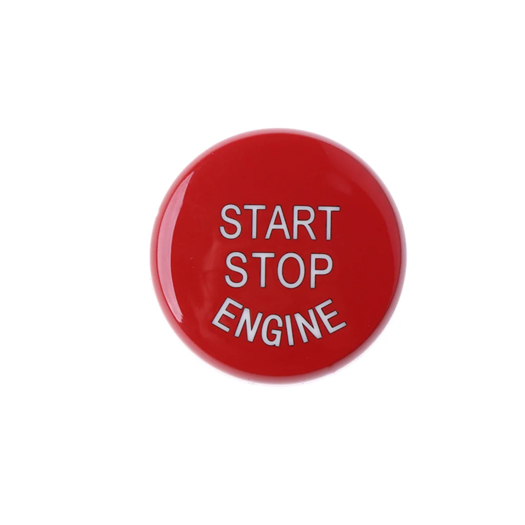 

2018 New Red Start Stop Engine Switch Button Cover For BMW 1 2 3 5 6 7 Series X1 X3 X5 X6