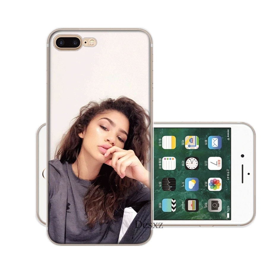 Чехол для мобильного телефона tpu для iPhone 11 Pro X XS Max iPhone XR 6 6S 7 8 Plus 5 5S SE чехол Zendaya Coleman
