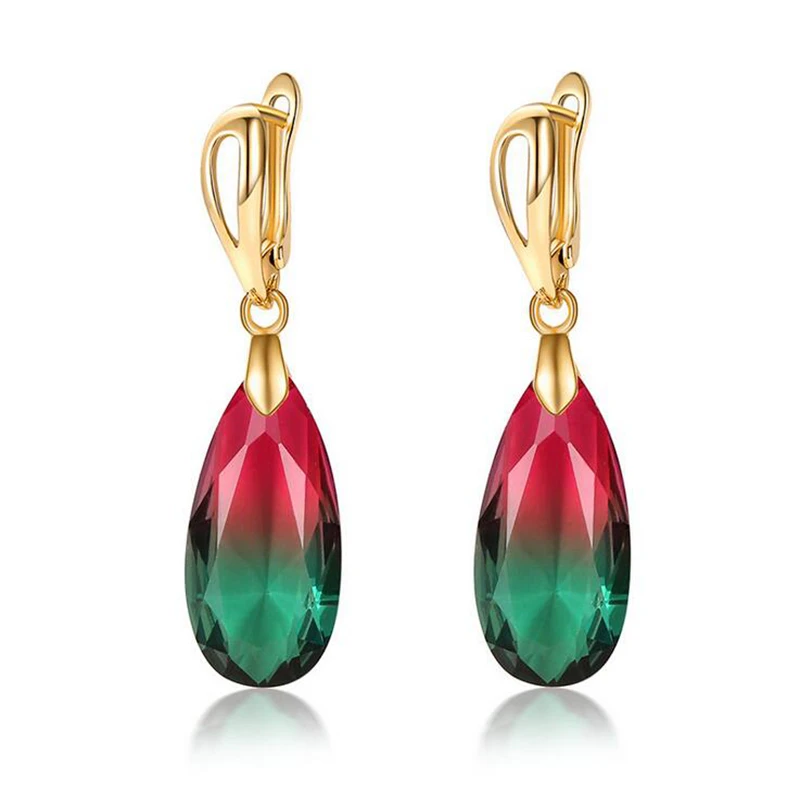 Hawaii Style Cluster Multicolor Morganite Red Purple Peridot 925 Sterling Silver Drop Dangle Earrings S5242|dangle drop earings|dangle earringsdrop