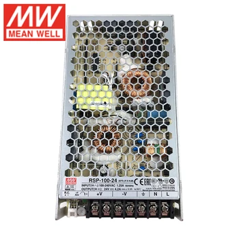 

MEAN WELL RSP-100-24 Switching Power Supply 110V/220V AC to 24V DC 4.2A 100W pfc Meanwell Transformer replace of SP-100-24