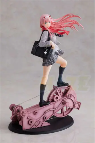 

Anime DARLING in the FRANXX 02 Zero Two Uniform Version Figure Statue Toy Collection In Box 11"