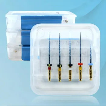 

Dental NiTi 04/06 Taper Blue Rotary Instrument Path files Endo Rotary Files Open Fire Files Endodontic For Root Canal Cleaning
