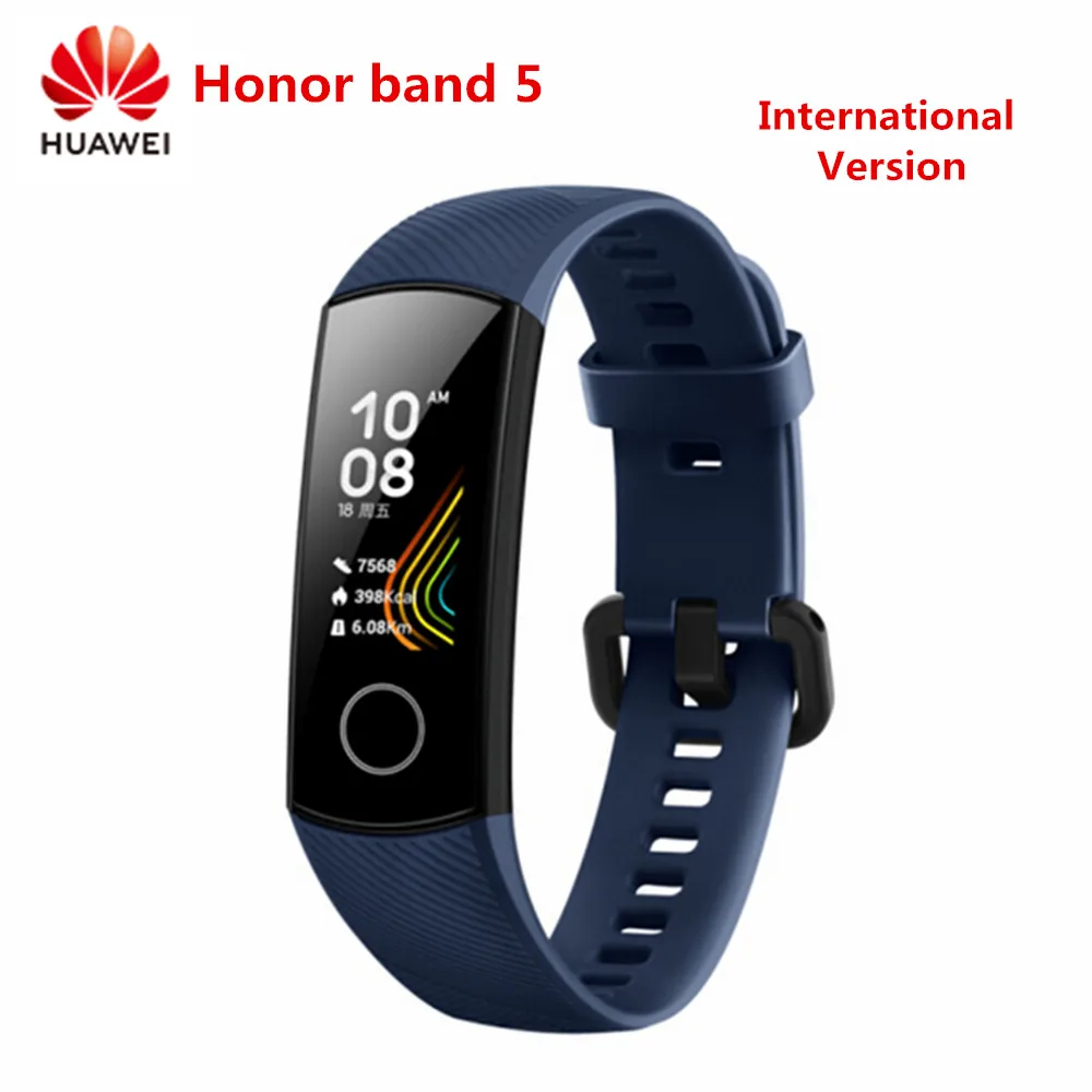 HUAWEI Honor Band 5 Смарт-браслет Bluetooth 0 5ATM водонепроницаемые спортивные умные часы
