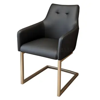 

Computer chair home simple study bow chair fashion iron office chair comfortable long sitting study chair