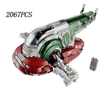

05037 Slave I star Bricks &wars Compatible with 2067PCS Model Building Blocks Bricks Educational Toys Gift 81039 UCS