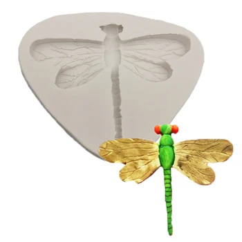 

Dragonfly Silicone Molds Fondant Cakes Decorating Tools Silicone Mold Sugarcraft Chocolate Baking Tools For Cakes Gumpaste Form