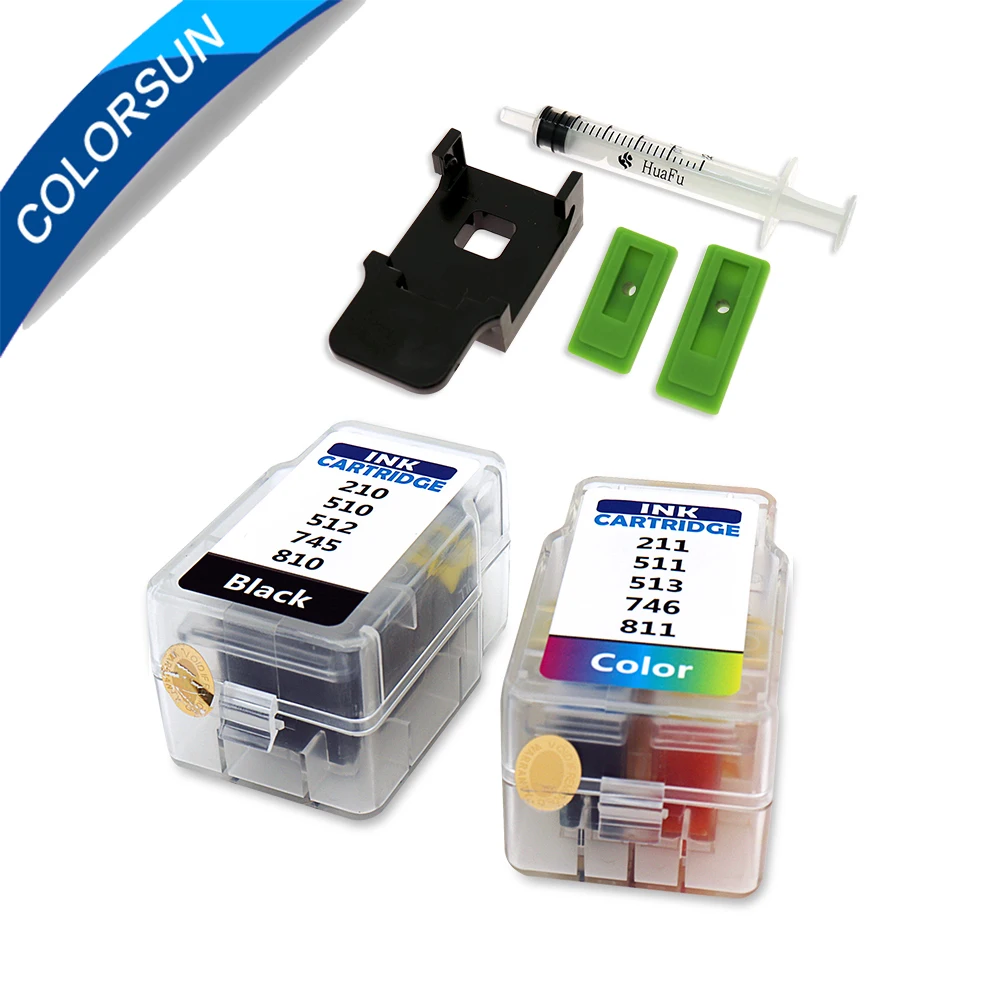 Картридж Colorsun для canon PG 510 CL 511 картридж 445 446 810 811 512 513 145 146 245 246 745 746 545 XL чернильный