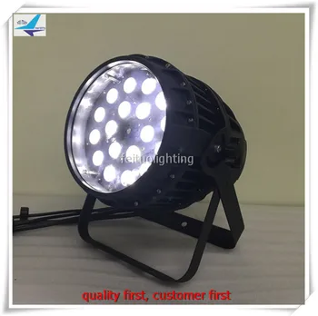 

E-4x+ road case Pro zoom led par 18x15w rgbwa 5in1 IP65 waterproof zoom par led stage wedding device