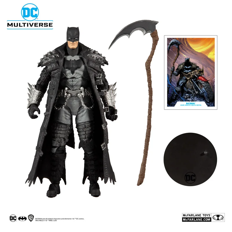 Bandai D-C Dark Night Death Metal Batmans Dolls Cartoon Action Figures Toy Model Collections Kids Birthday Gift | Игрушки и хобби
