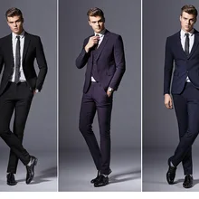 Классические мужские костюмы, наборы, приталенный мужской деловой костюм деловая офисная одежда, повседневный мужской костюм