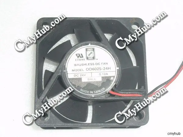 ORION вентиляторы OD6025-24HB DC24V 0.12A 6025 6 см 60 мм 60x60x25 мм 3Pin 2 провода Вентилятор охлаждения
