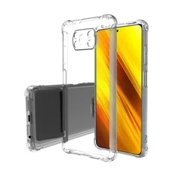 Étui de protection antichoc en Silicone Transparent pour Xiaomi Poco X3 Pro NFC 2020 m3 PocoX3 x3 x3 X3 pro m3 Poco x3 