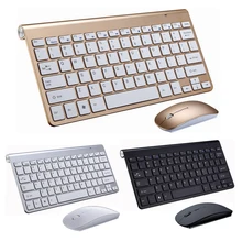 2.4G Wireless Keyboard and Mouse Protable Mini Keyboard Mouse Combo Set For Notebook Laptop Mac Desktop PC Computer Smart TV PS4