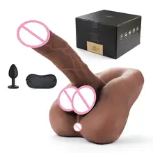 YOTEFUN Sex Doll Realistic Dildo 3D Love Doll Male Masturbator Love Doll Pocket Pussy Anus Gay Sex Toys 1.6KG
