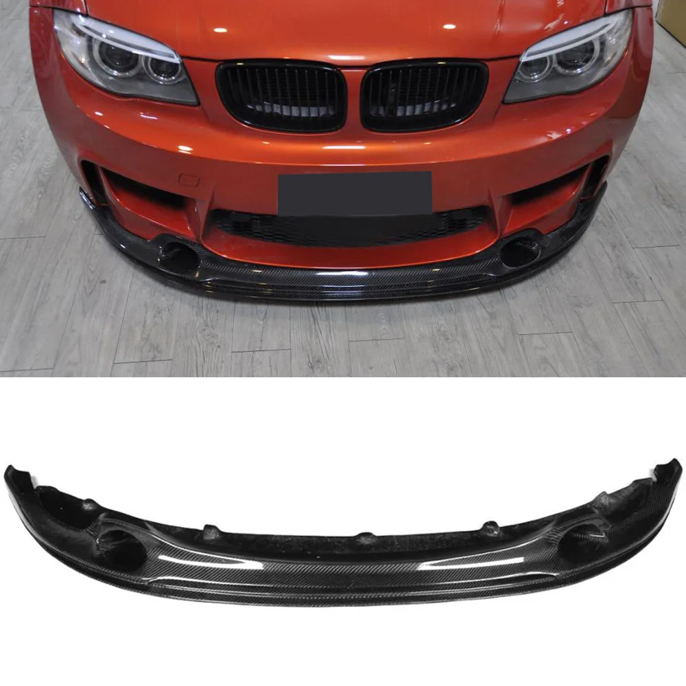 Спойлер для переднего бампера из углеродного волокна 1 серия BMW E82 м купе 2 двери 2011
