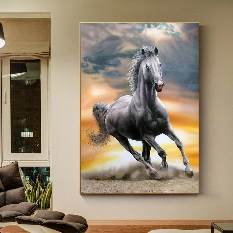 Horse Art Horse Head Painting Oil Painting On Canvas Painting