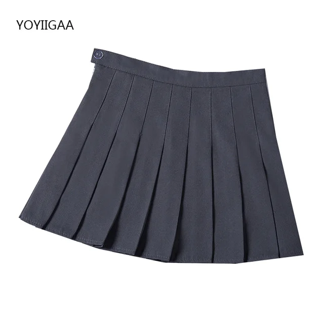 Summer Women Pleated Skirt High Waist Female Plaid Skirts Preppy Style Ladies Girls Dance Mini Skirt Fashion Chic Woman Skirts a7
