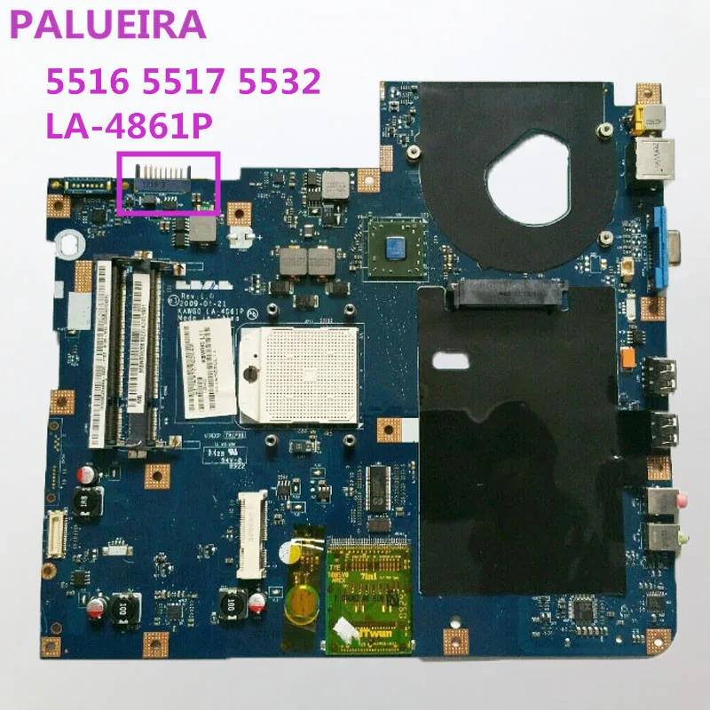 PALUBEIRA для ноутбука Acer aspire 5516 5517 5532 Материнская плата E626 MBPGY02001 MB.PGY02.001 NCWG0 LA 4861P