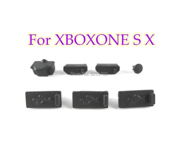 

Dustproof Kits for xbox one s Controller USB HDMI Dust Plug for Xbox One X Gaming Console Silicone Dust Proof Cover Stopper