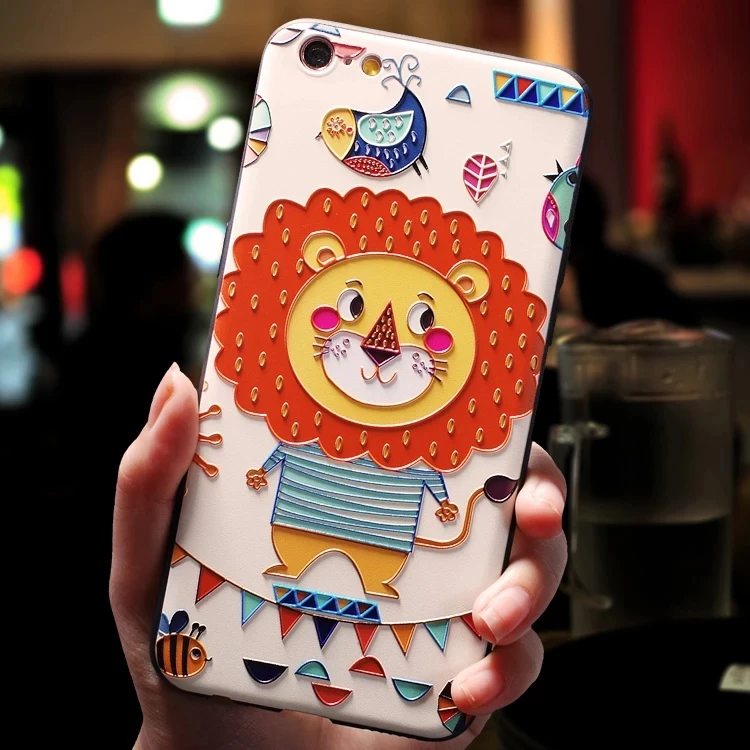 Милый силиконовый 3d чехол для телефона iPhone 7 8 Plus XS Max XR мультяшный X 6 6S 5 s мягкий из
