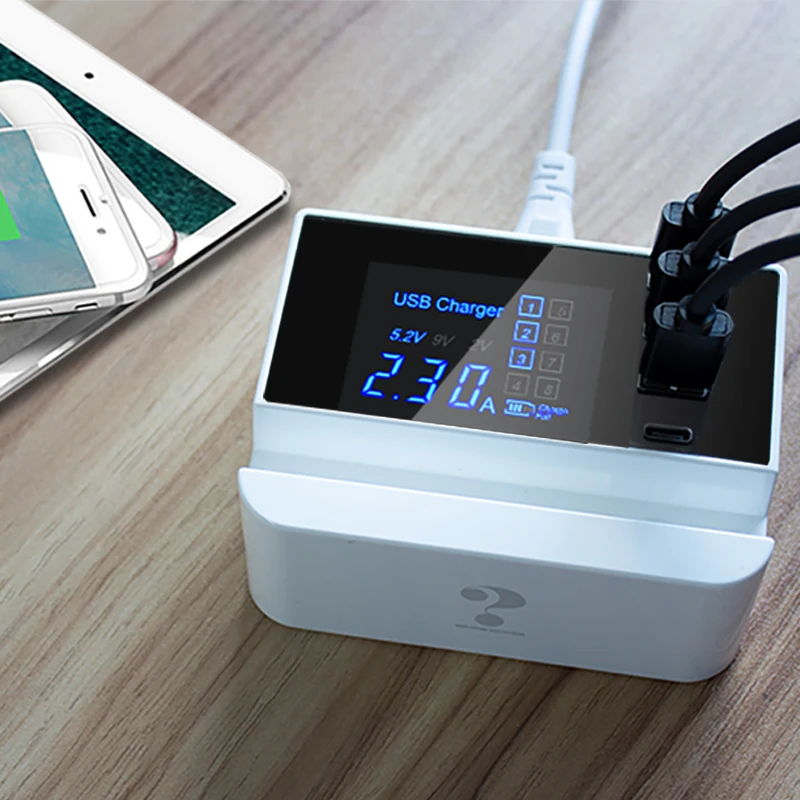 WIN HOW type c 3 многопортовое usb зарядное устройство для iphone X 7 8 Xiaomi huawei samsung s10 s9 разъем