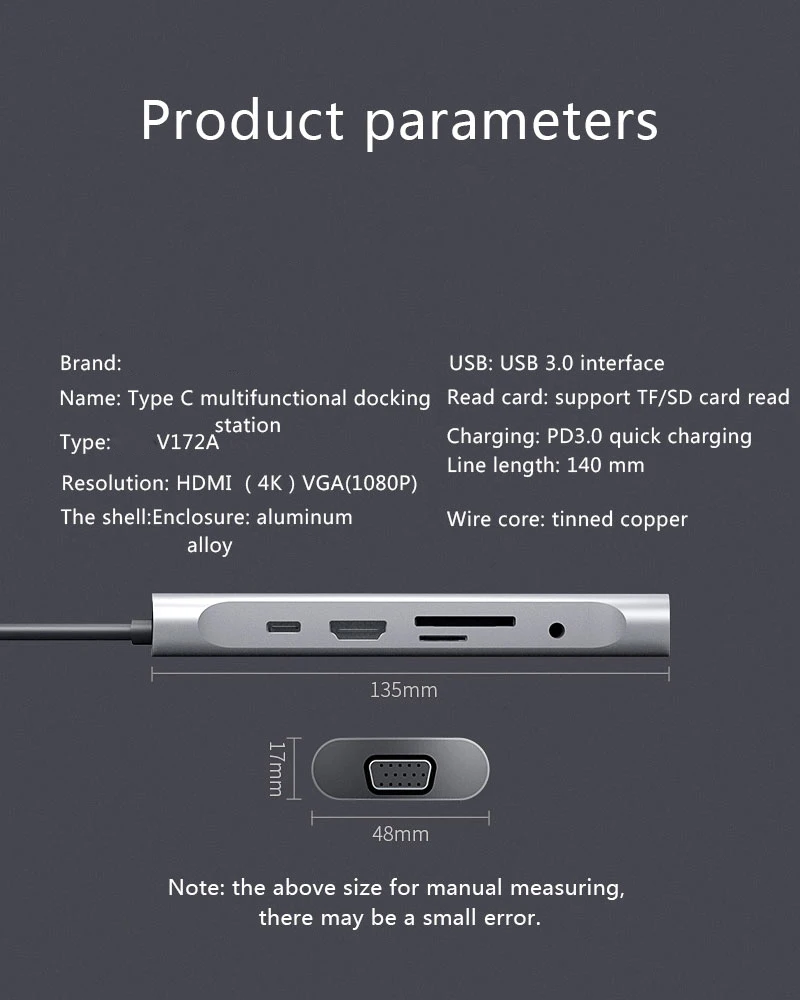 pd sd tf conversor docking station para