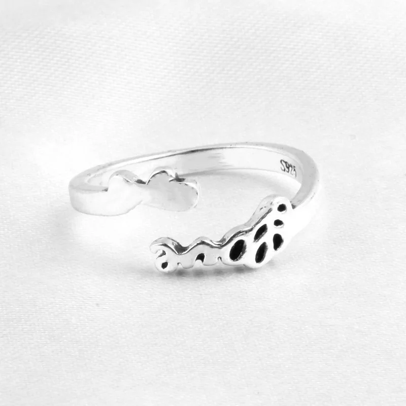1/2 pcs New Creative Love Hug Couple Open Ring Fashion Ladies Men Punk Open Ring Jewelry Anniversary Special Gifts for Lovers - Image 6