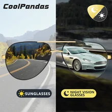 Классические брендовые авиационные Мужские Винтажные алюминиевые фотохромные поляризационные солнцезащитные очки, день, ночное видение, для вождения, солнцезащитные очки для женщин K725