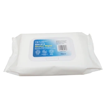 

Disposable Alcohol Wipes Portable Cleaning Wipes Skin Cleansing Care Disinfectant Wipes 50 Pcs/Pack