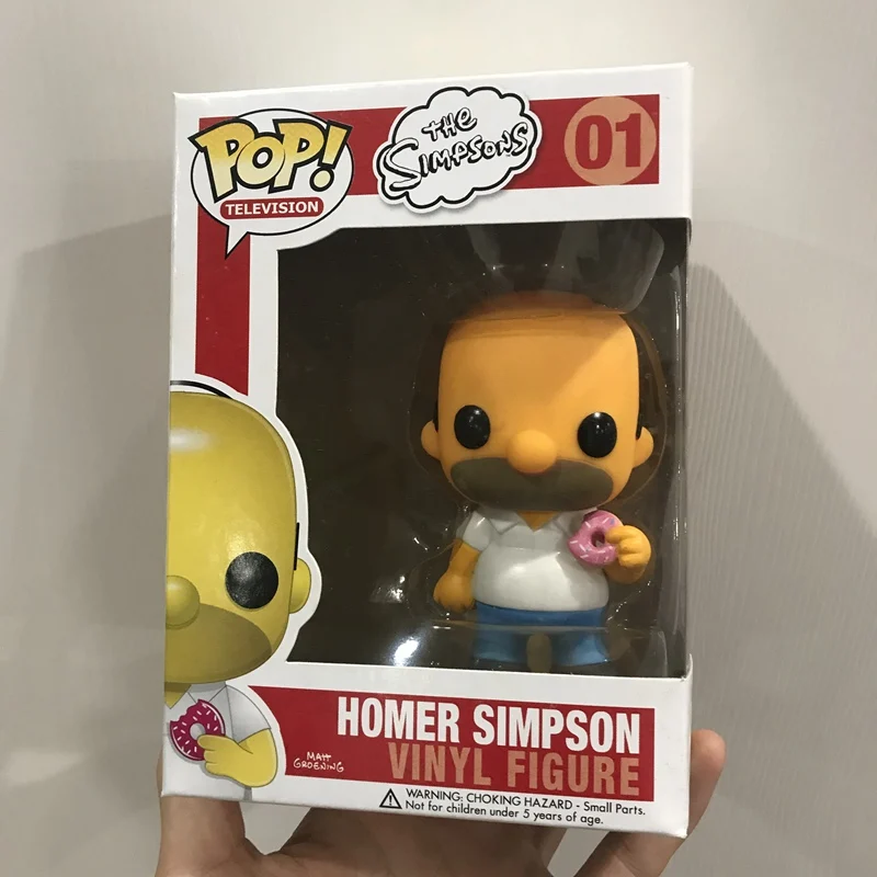 Эксклюзивная виниловая экшн-фигурка Funko pop Official Simpsons с Гомером симпсоном