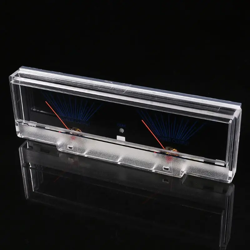 

Drop Wholesale Power Amplifier Panel Dual Analog VU Meter Audio Level dB Meter with BackLit