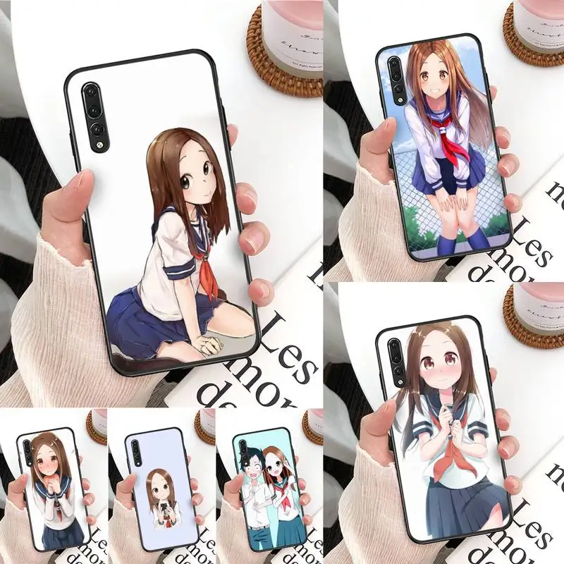 Мягкий чехол для телефона с каракай jouzo no takagi san Huawei Mate 30 Pro P20 P30 P40 pro lite Y7 Y6 Honor 8X 8A 10