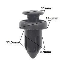 Автомобиль Бампер капот брызговик решетка радиатора нажмите в фиксированной зажиме крепежные заклепки