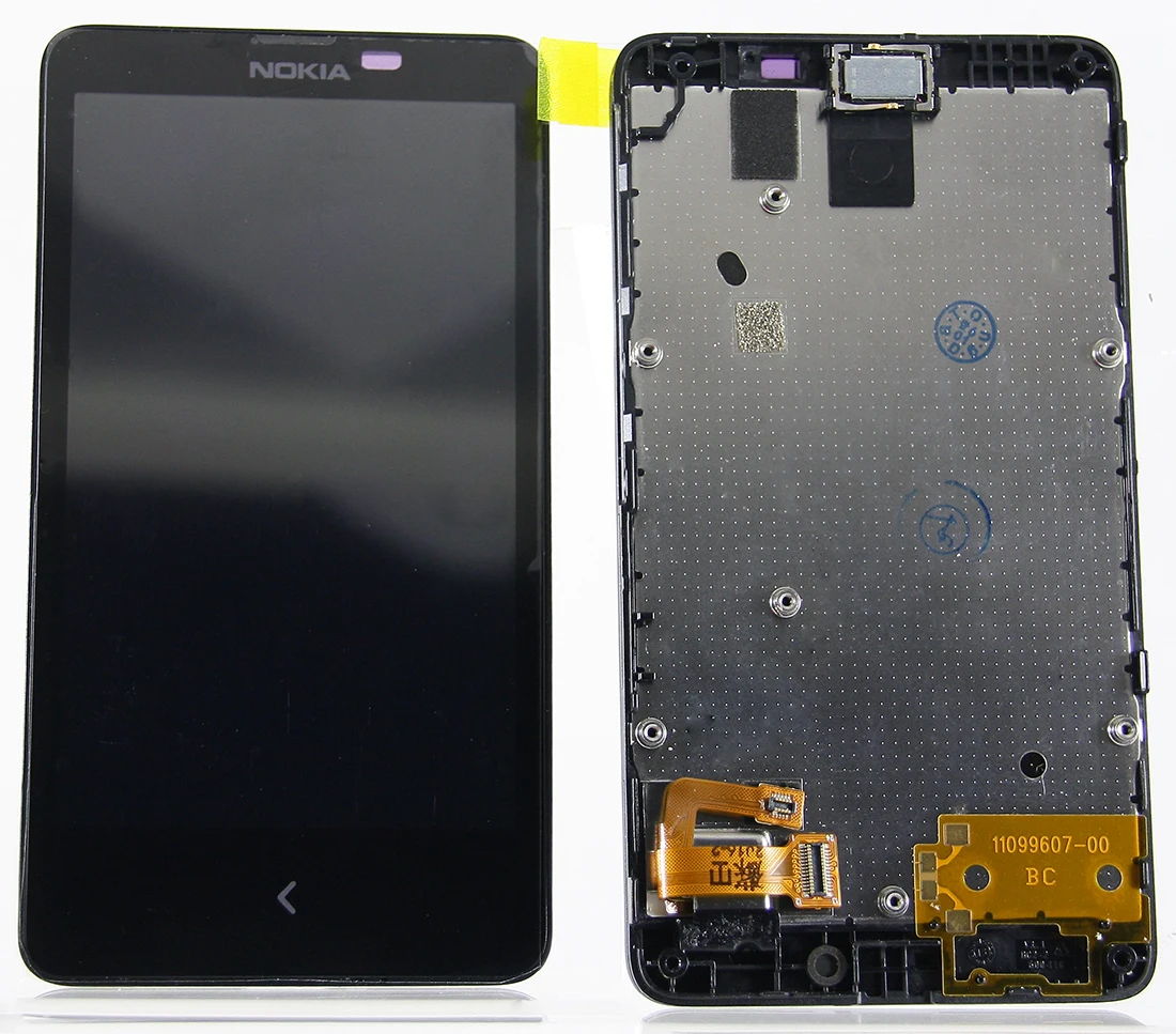 Дисплей для Nokia X Dual (RM-980) модульЧерный | Мобильные телефоны и аксессуары