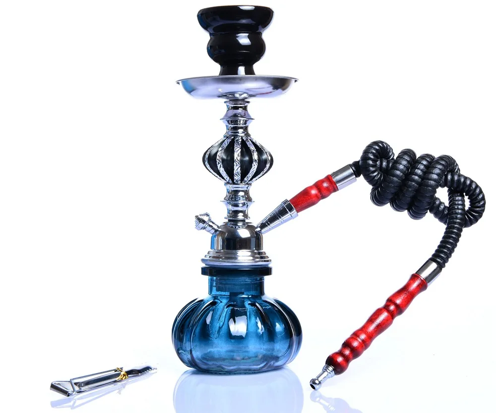 Portable Travel Hookah Small Shisha Pipe Set Nargile Chicha with Narguile Hose Bowl Tongs Charcoal Tray Shisha Accessories