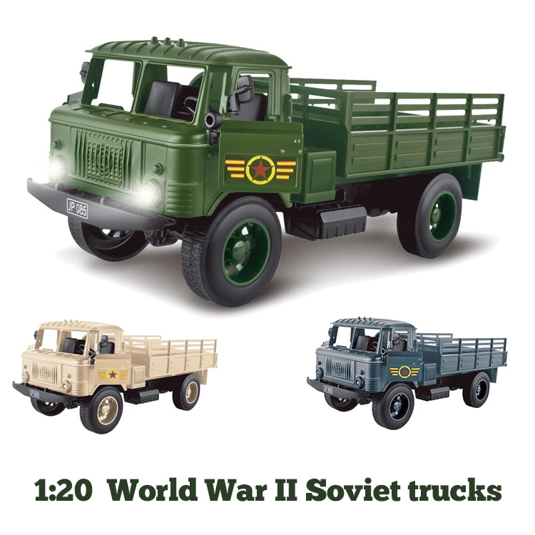 

1:20 Military simulation truck model toys Soviet Union in World War II Collect cars