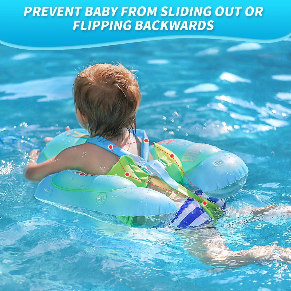 Baby Swimming Float Inflatable Infant Floating Ring Inflatable Swimming Ring Kids Swim Pool Accessories Circle Bathing Summer Toys With Canopy