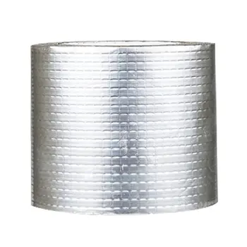 

Aluminum Foil Butyl Rubber Tape Self Adhesive High temperature resistance Waterproof for Roof Pipe Repair Stop Leak Sticker