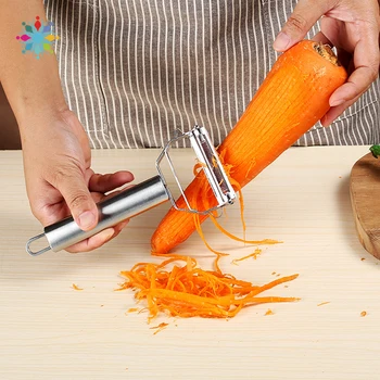 

Stainless Steel Peeler Vegetable Cucumber Carrot Fruit Potato Double Planing Grater Planing Kitchen Accessories Cooking Tool TLS