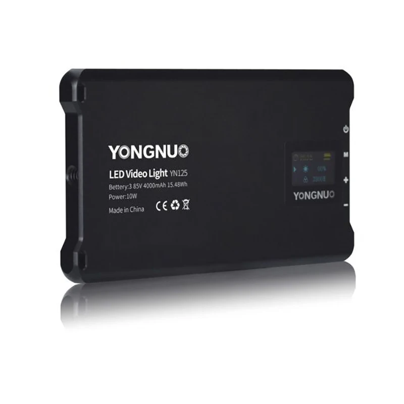 

Yongnuo YN125 Dimmable LED Video Light QC3.0 Quick Charging Photography Lighting DSLR On Camera Light Fill Light