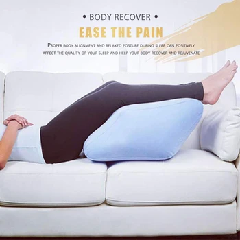 

Inflatable Wedge Pillow Leg Support Spine Line up Relaxed PVC Inflatable Leg Pillow DNJ998