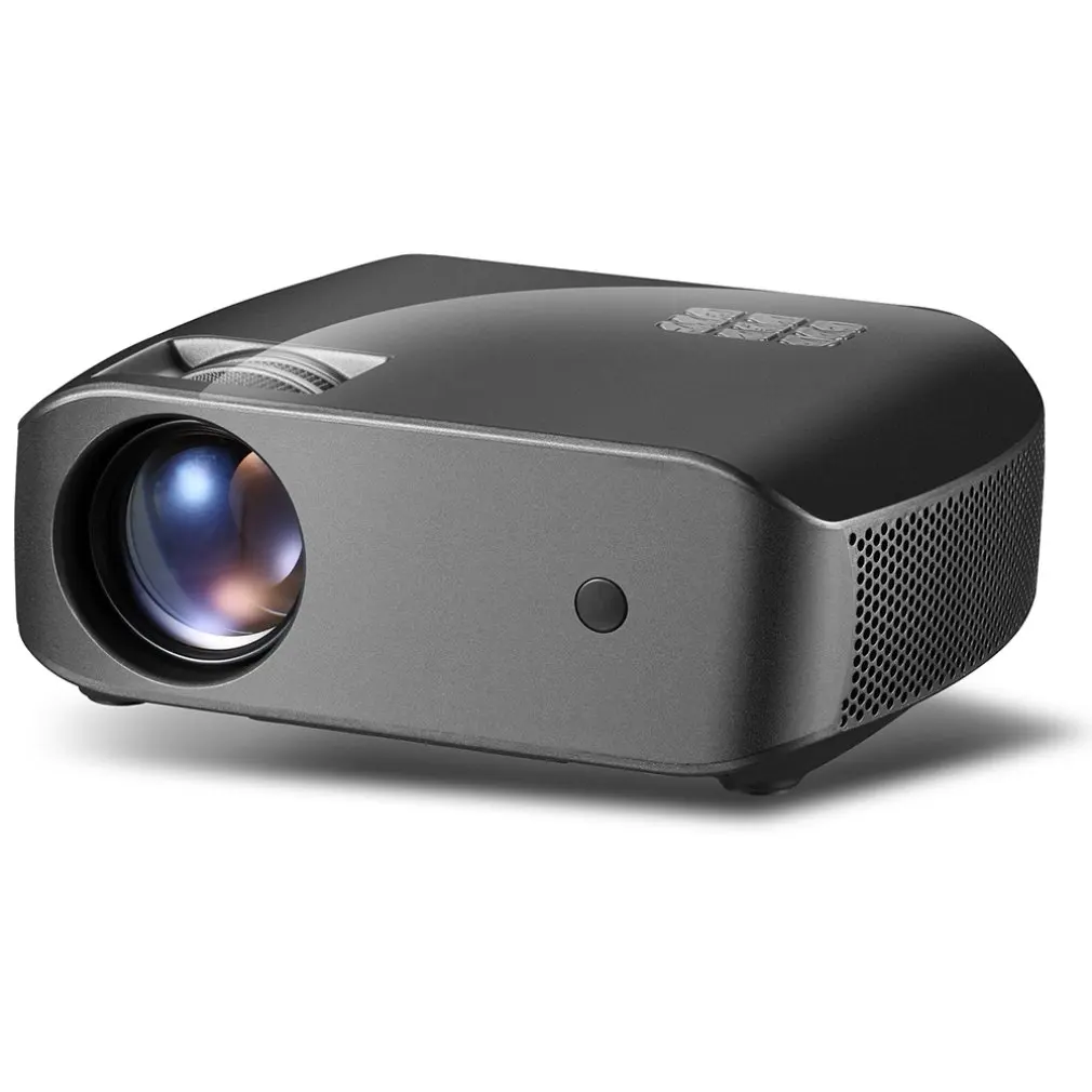 

Portable F10 Micro-portion Mini 1080p Projector HD LED Multimedia Wireless Projector USB Remote Control Black