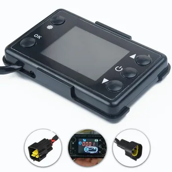 

Start/stop Heater LCD Switch Controller Black For crawler type 2pcs Car
