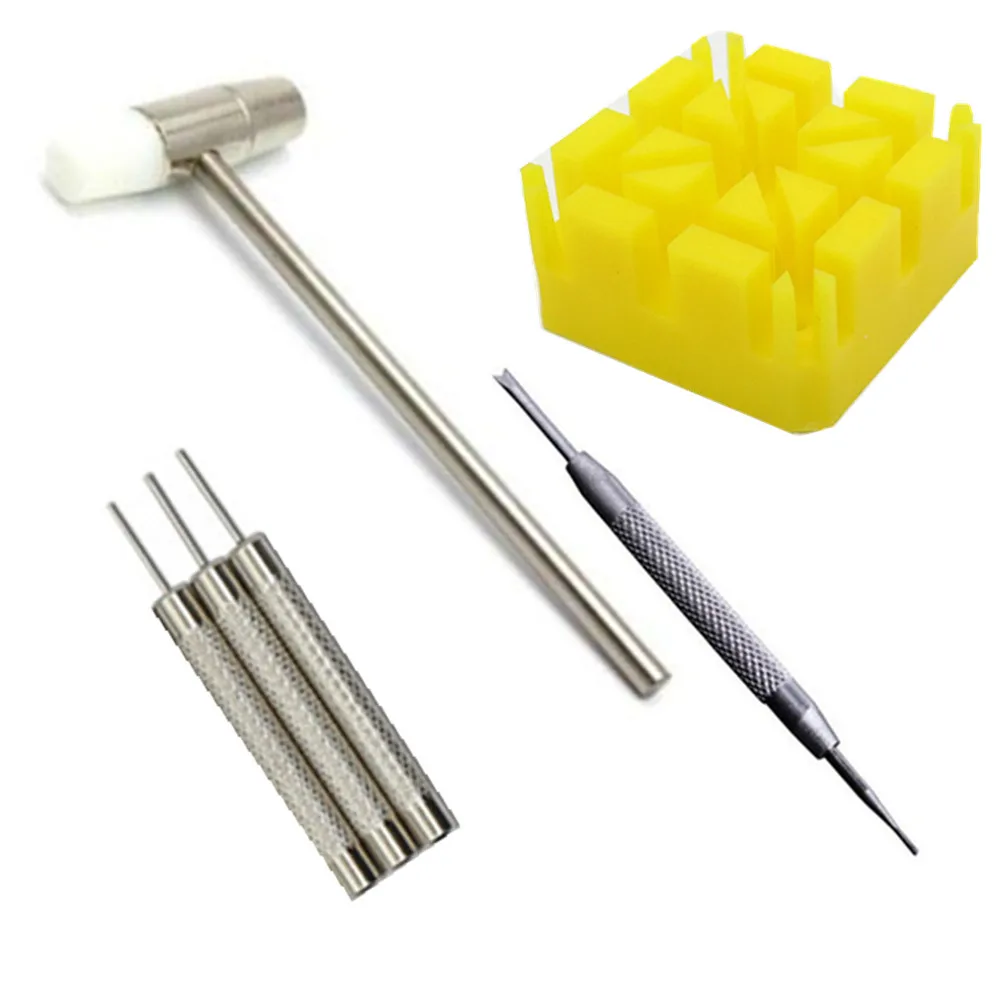 

1Set 6pcs Watches Accessories Repair Tools Kits DIY Watch Strap Holder Watch B and Link Repair Remover Tool