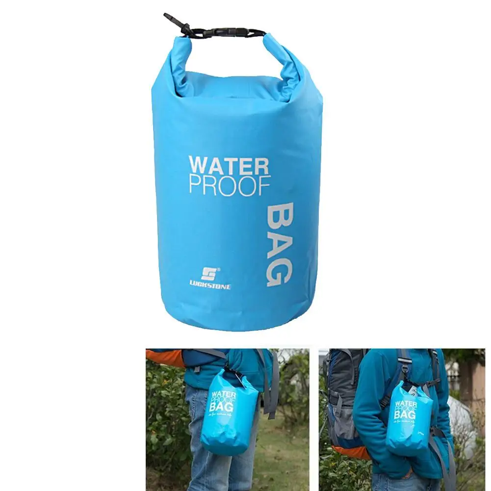 Bolsa seca impermeable de 2L, saco flotante para Rafting, Kayak, Camping, senderismo, natación, río, Kits de Trekking, bolsa de almacenamiento para cámara de teléfono