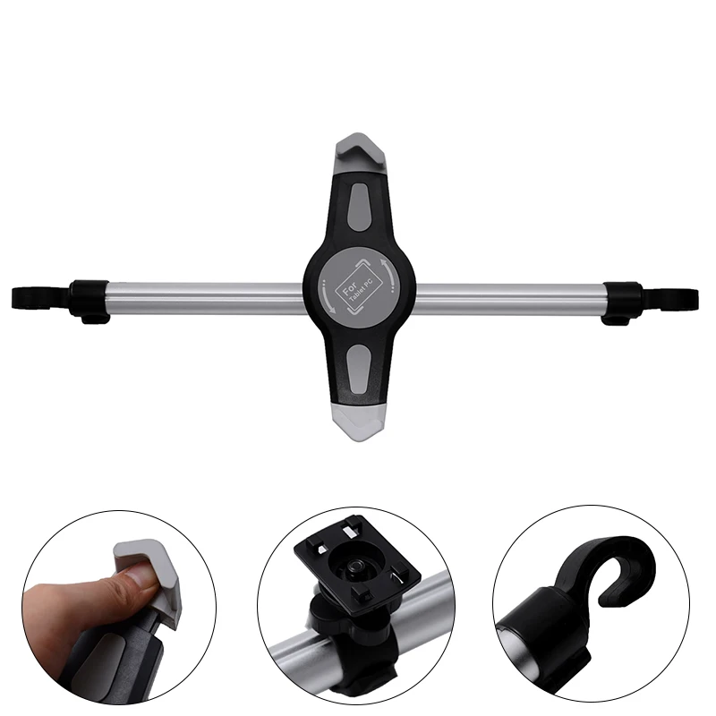 

Car Interior Accessory Tablet Support Rear Seat Mount Stand Extended Holder Aluminum Alloy For 7"-11" Smart Device